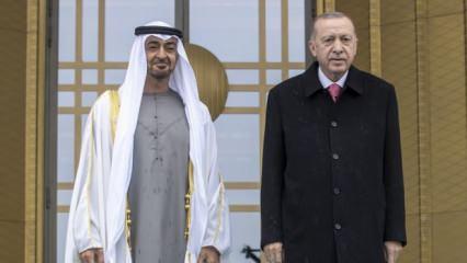 Cumhurbaşkanı Erdoğan, Muhammed Bin Zayed El Nahyan ile telefonda görüştü