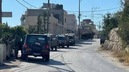 İsrail askerlerinden 3 saatlik baskın: 24 Filistinli gözaltına alındı