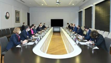 YÖK Başkanı Özvar, Azerbaycan Eğitim Bakanı Emrullayev'le görüştü