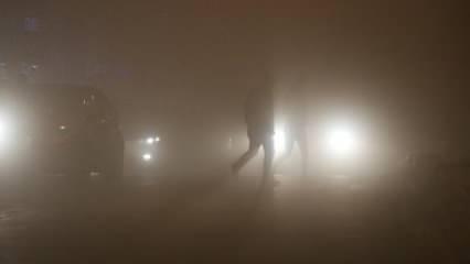 Ağrı’da yoğun sis ulaşımı aksattı