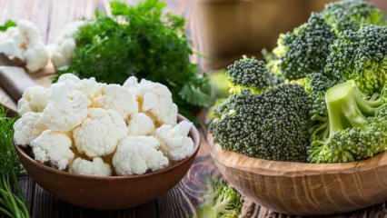 Akneyle doğal mücadele: Karnabahar ve brokoli