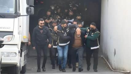 İstanbul'daki suç örgütlerine operasyon! 14 kişi tutuklandı