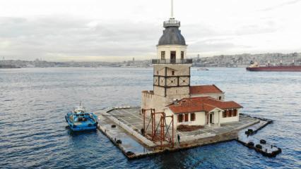 İstanbul'un simgesi Kız Kulesi'nde çalışmalar ne zaman bitecek?