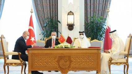 Son dakika haberi: Türkiye ile Katar arasındaki anlaşmalar imzalandı