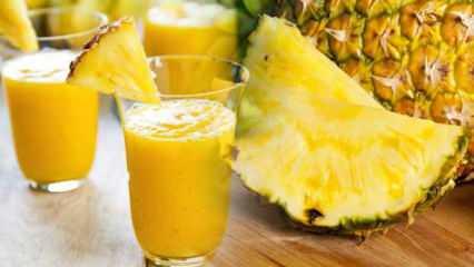 Her gün 1 bardak ananas suyu içmenin faydaları nelerdir? Ananas suyu zayıflatır mı?