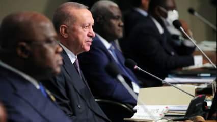 Cumhurbaşkanı Erdoğan'dan Afrika a&ccedil;ıklaması: Hedef 75 milyar dolar!