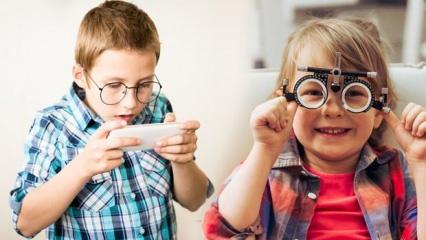 Göz hastalıkları artıyor! 2035 yılında 3 çocuktan 1'i gözlük takacak