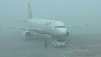 Son dakika: 3 şehirde yoğun sis! Uçak seferleri iptal edildi