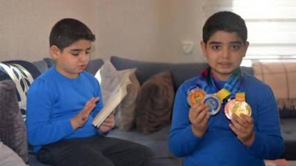 8 yaşındaki Ezel Ali'nin gururlandıran başarısı: Dünya birincisi oldu