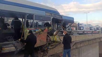 Ankara'da halk otobüsü kaza yaptı! Çok sayıda yaralı var...