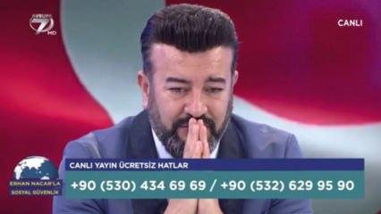Canlı yayında duygulandıran anlar! Erdoğan için böyle dua etti