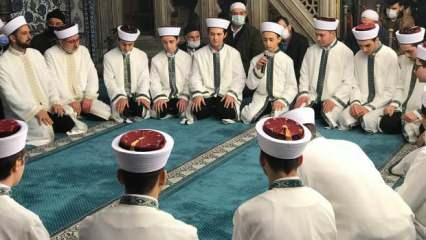 "Cennetten parçalar" barındıran Sokullu Şehit Mehmet Paşa Cami'nde icazet töreni