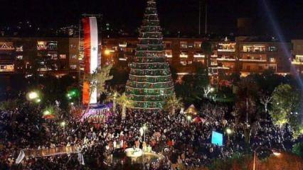Esed rejiminden Şam'da milyonluk kutlama!