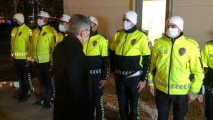 İstanbul Valisi Ali Yerlikaya emniyet personelini ziyaret etti