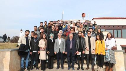 Başkan Tahmazoğlu üniversite öğrencileri ile bir araya geldi
