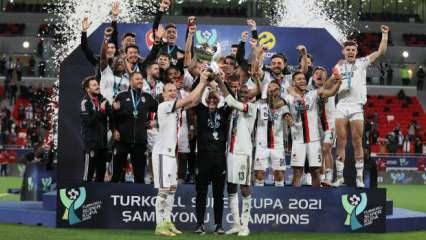Cumhurbaşkanı Erdoğan ve Bakan Kasapoğlu'ndan Beşiktaş'a kutlama