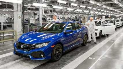 Honda, Kanada'da üretimi durdurdu