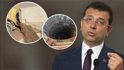 İBB açılan metro inşaatını kapattı! Milletin kaynakları çöpe gitti