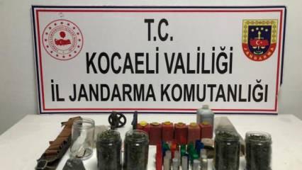 Kocaeli'de uyuşturucu operasyonu: 522 gram esrar ele geçirildi