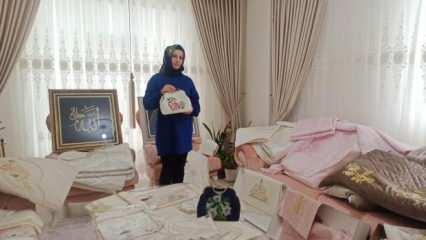 29 yaşındaki kadın girişimci devletten destek aldı, evini atölyeye çevirdi