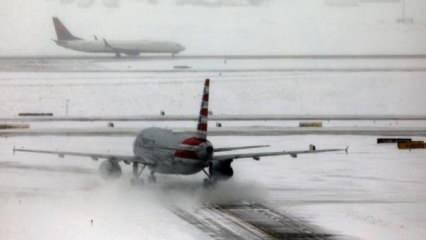 ABD'de kar fırtınası: 2 binden fazla uçuş iptal edildi
