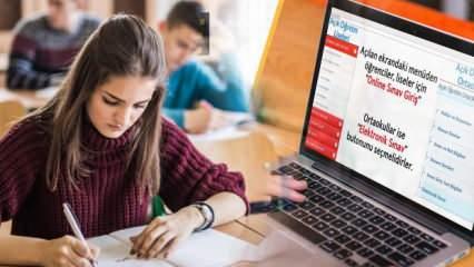 AÖL sınavları online mı yapılacak? MEB Açık Lise sınavlarının bilgisayar ortamında...