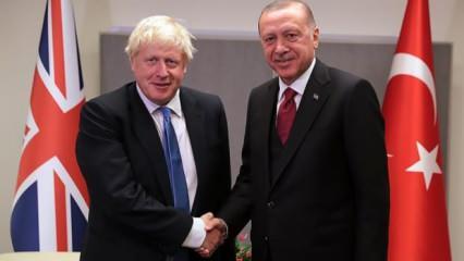 Erdoğan ve Johnson arasında kritik görüşme!