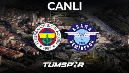 Fenerbahçe Adana Demirspor Maçı Canlı İzle (FB ADS beIN Sports 1)
