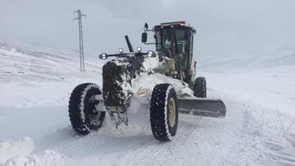Iğdır&rsquo;da ulaşımda kar engeli, 4 k&ouml;y yolu kapandı