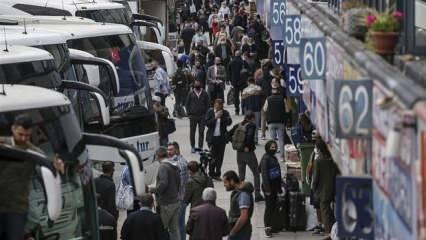 İstanbul'da 2021'de şehirler arası otobüs seferleri yüzde 40 arttı
