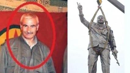 PKK'lı İsmail Özden’in heykelini Sincar’a dikmeye çalıştılar!