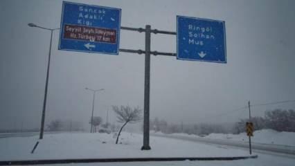 Yoğun kar yağışı Bingöl'de 103 köy yolunu ulaşıma kapattı