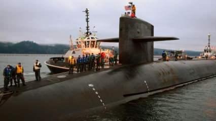 ABD'nin balistik füze denizaltısı Guam Adası'nda