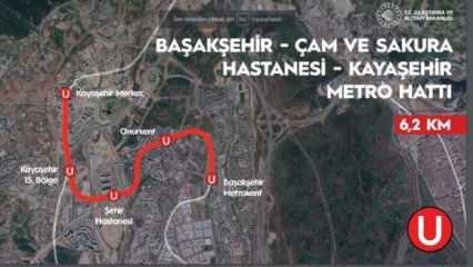 Başakşehir-Kayaşehir Metro Hattı'nın açılacağı tarih belli oldu