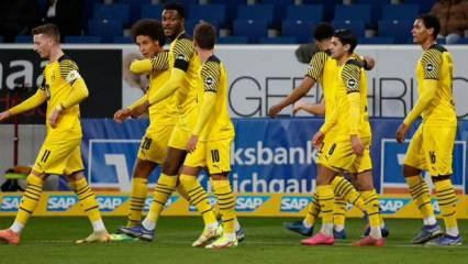 Dortmund, Hoffenheim'i deplasmanda 3 golle geçti