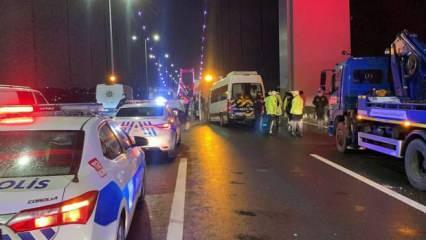 FSM Köprüsü'nde kaza: Bir kişi hayatını kaybetti