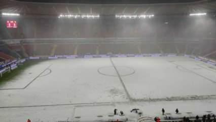 Gaziantep FK - Malatyaspor maçına kar engeli!