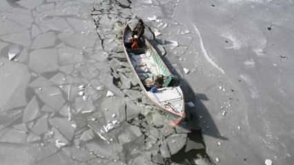 Kıyılar dondu! Balıkçıların zorlu ekmek mücadelesi...	