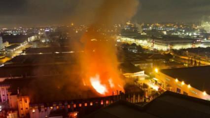 Patlamalar yaşandı: Bursa'da fabrikada korkutan yangın