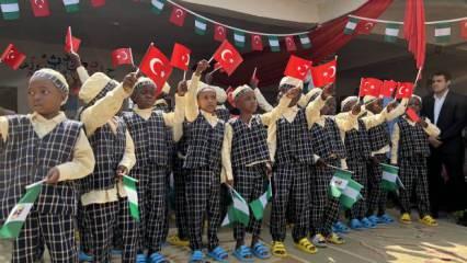 Türk hayırseverlerin yardımları Nijeryalı yetimlere umut oldu