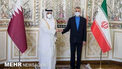İran Dışişleri Bakanı Katarlı mevkidaşı ile Viyana'yı konuştu 