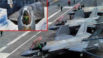 Sızan fotoğraflar şok etti: F-35'ler pas tuttu, Pentagon'dan açıklama