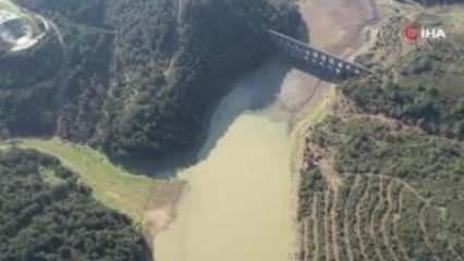 Alibeyköy Barajı'nda korkutan görüntü! Suyun rengi kahverengiye döndü