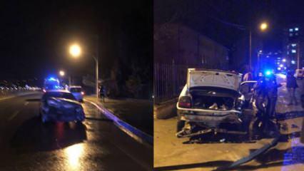 Araklı’da iki araç çarpıştı, 8 kişi yaralandı