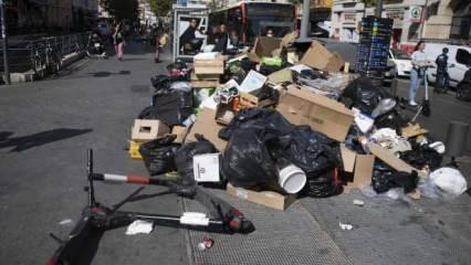 Burası Fransa'nın tatil cenneti... Çöp sokaklar, çöpten yiyecek toplayan insanlar