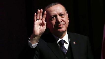 Cumhurbaşkanı Erdoğan'dan liderlere teşekkür mesajı