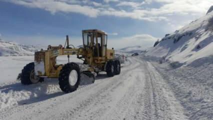  Erzincan’da kar teyakkuzu sürüyor! Kapanan yollar ulaşıma açılıyor