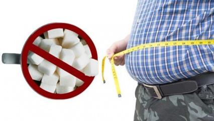 Göbek yağlarını hızlıca eritmenin yolu: Şekeri hayatınızdan çıkarın