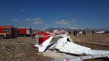 İran’da küçük uçak düştü: 2 ölü