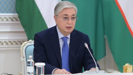 Kazak lider Tokayev'den Başkan Erdoğan'a geçmiş olsun mesajı